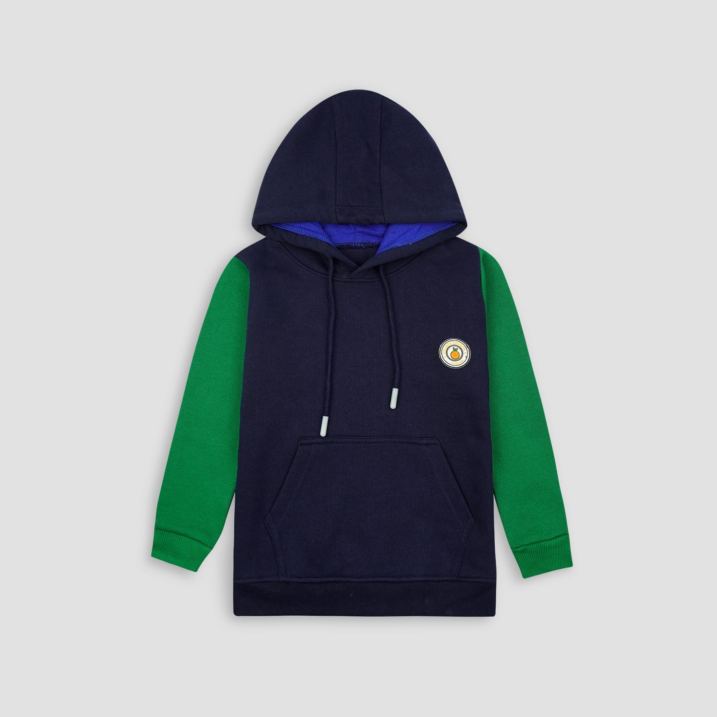 Blue & Green Fleece Hoodie - Maa Sadqay