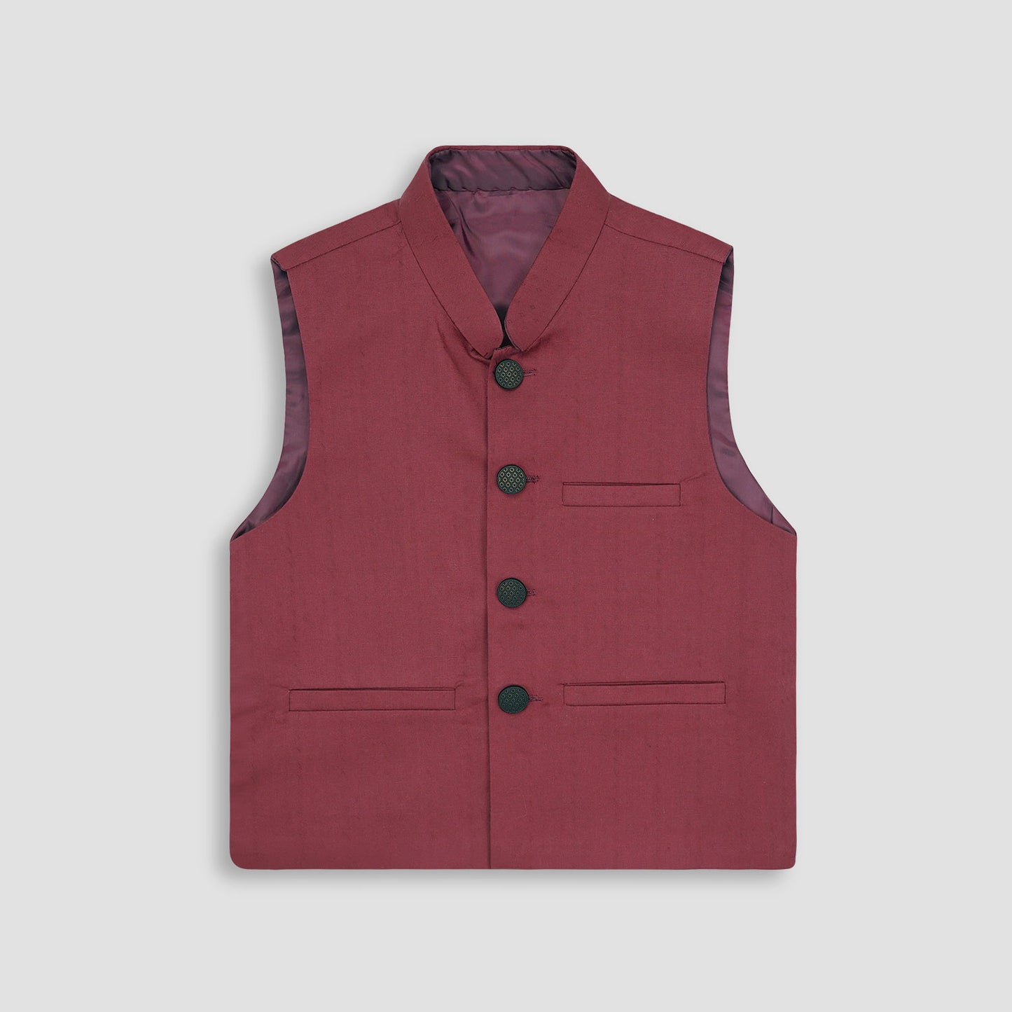 Boys Waistcoat -Maroon -WC31