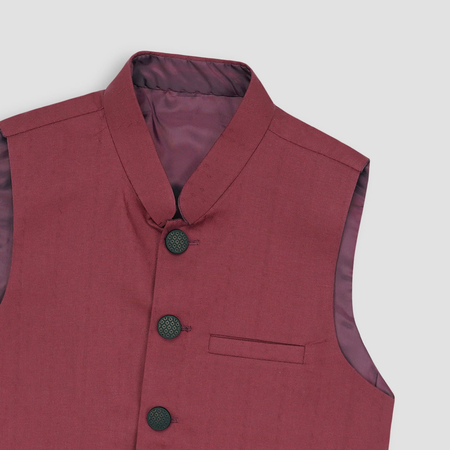 Boys Waistcoat -Maroon -WC31
