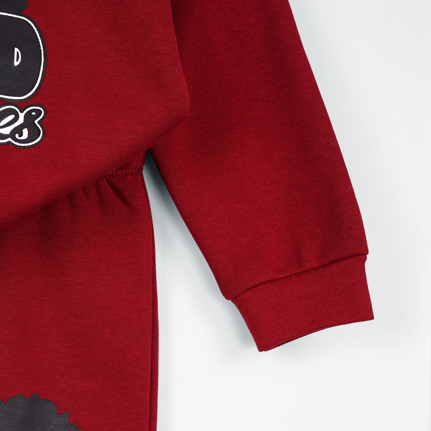 Blessed Vibes - Maroon Fleece Jogger Suits - Maa Sadqay