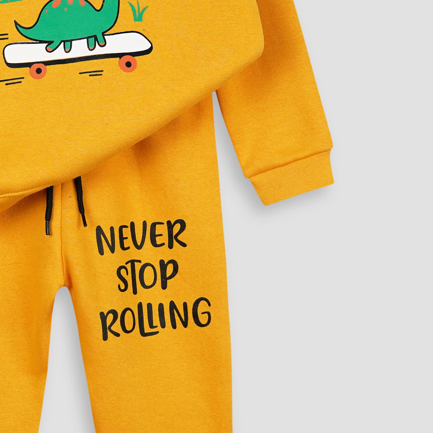 Never Stop Rolling Fleece Jogger Suits - Maa Sadqay