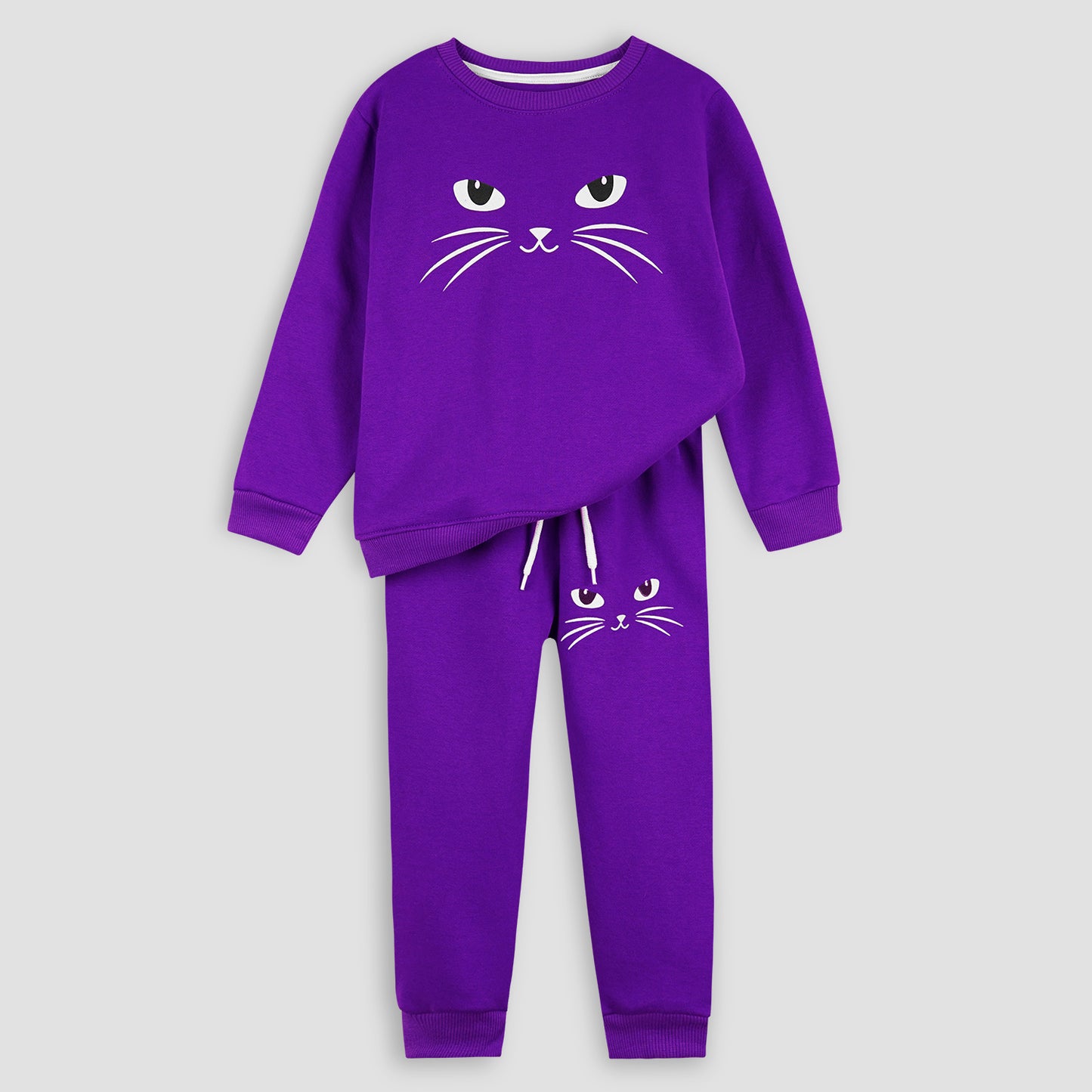 Kitty Fleece Jogger Suits - Maa Sadqay