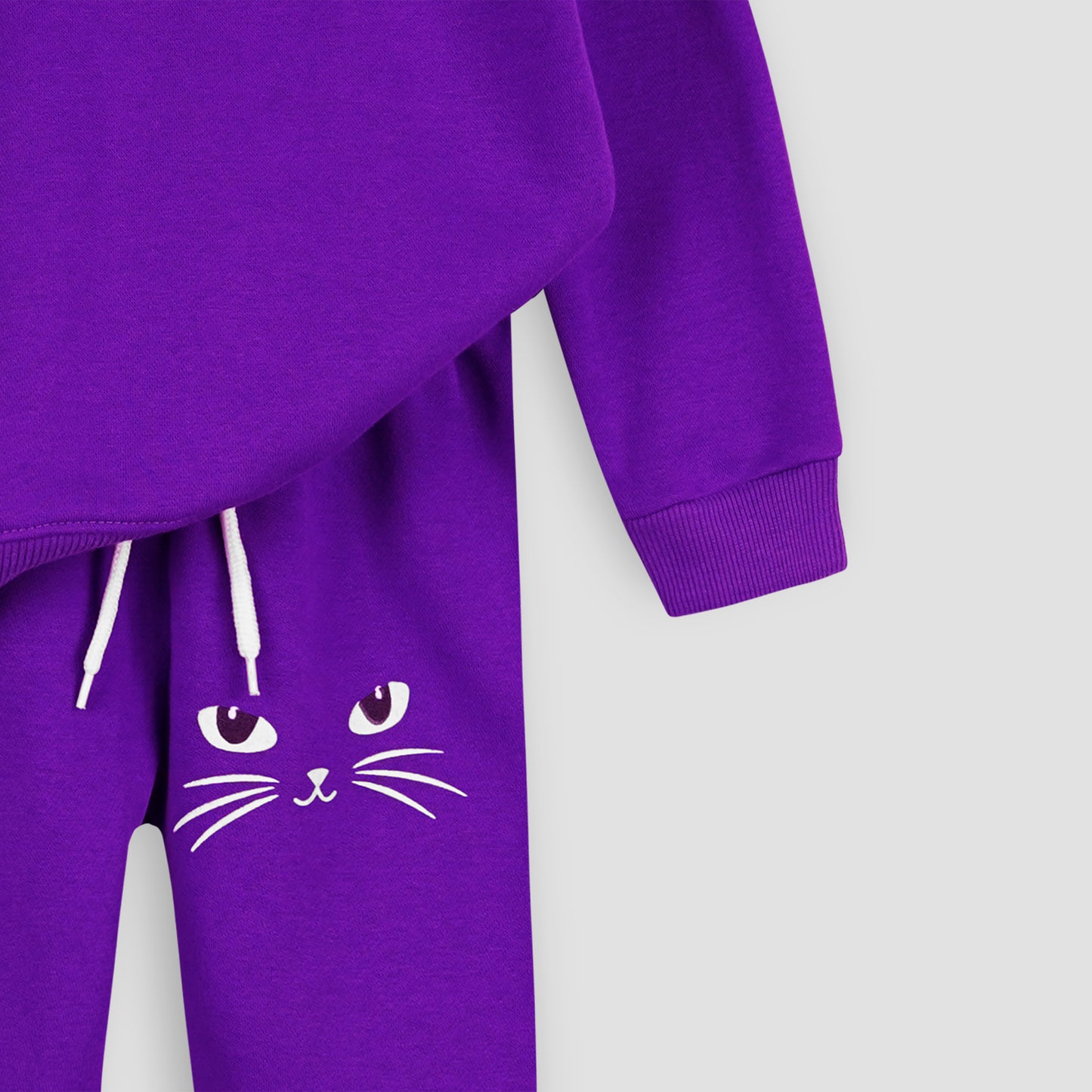 Kitty Fleece Jogger Suits - Maa Sadqay