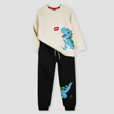 Run Dino Fleece Jogger Suits - Maa Sadqay