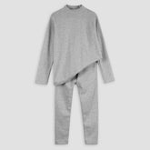 Warm Mock Neck Inner Suits (LIGHT GREY) - Maa Sadqay