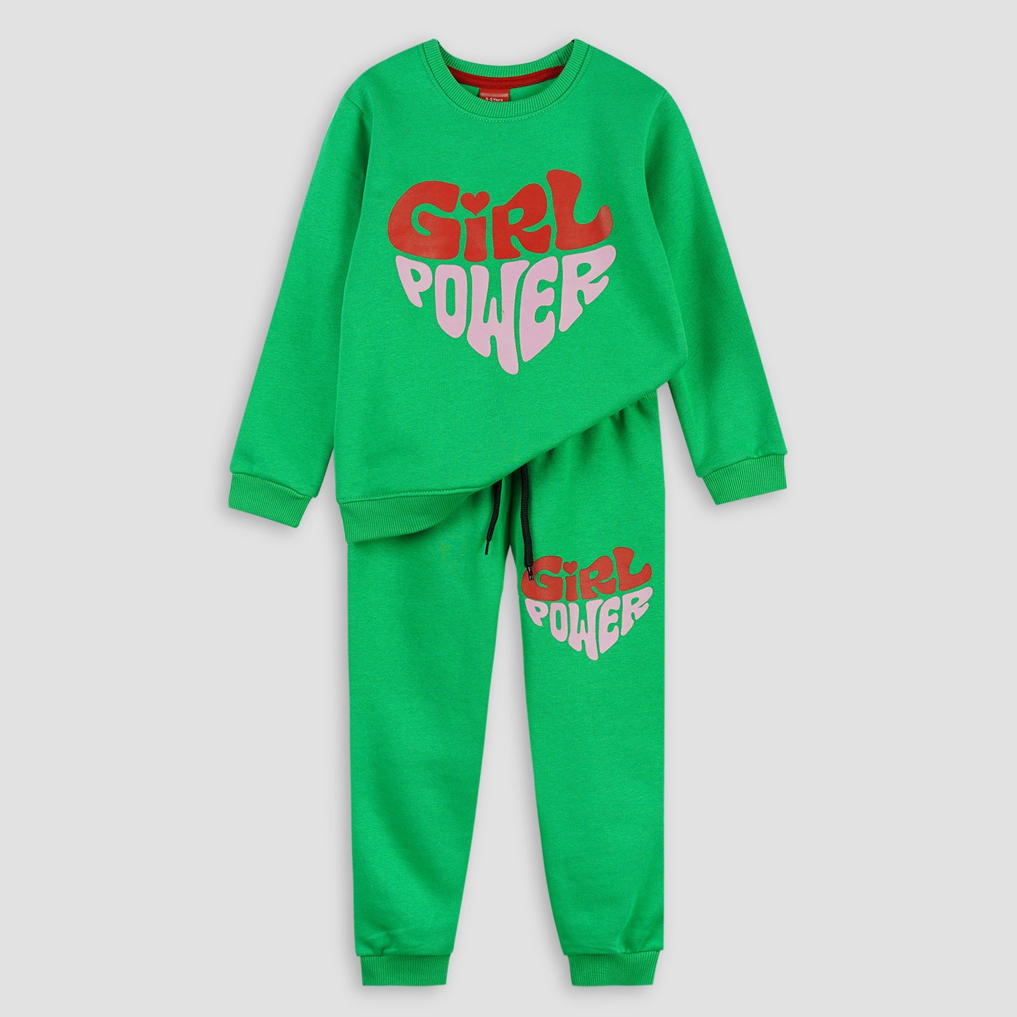 Girl Power Fleece Jogger Suits - Maa Sadqay