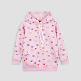 Baby Pink Fleece Hoodie - Maa Sadqay