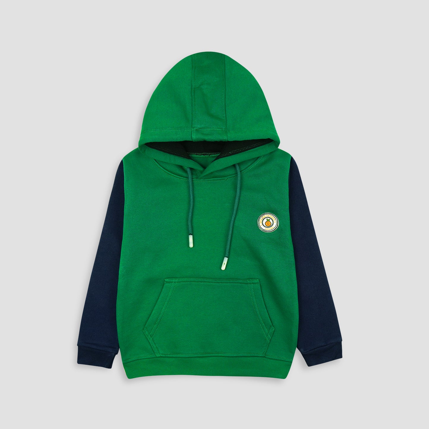 Green & Blue Fleece Hoodie - Maa Sadqay
