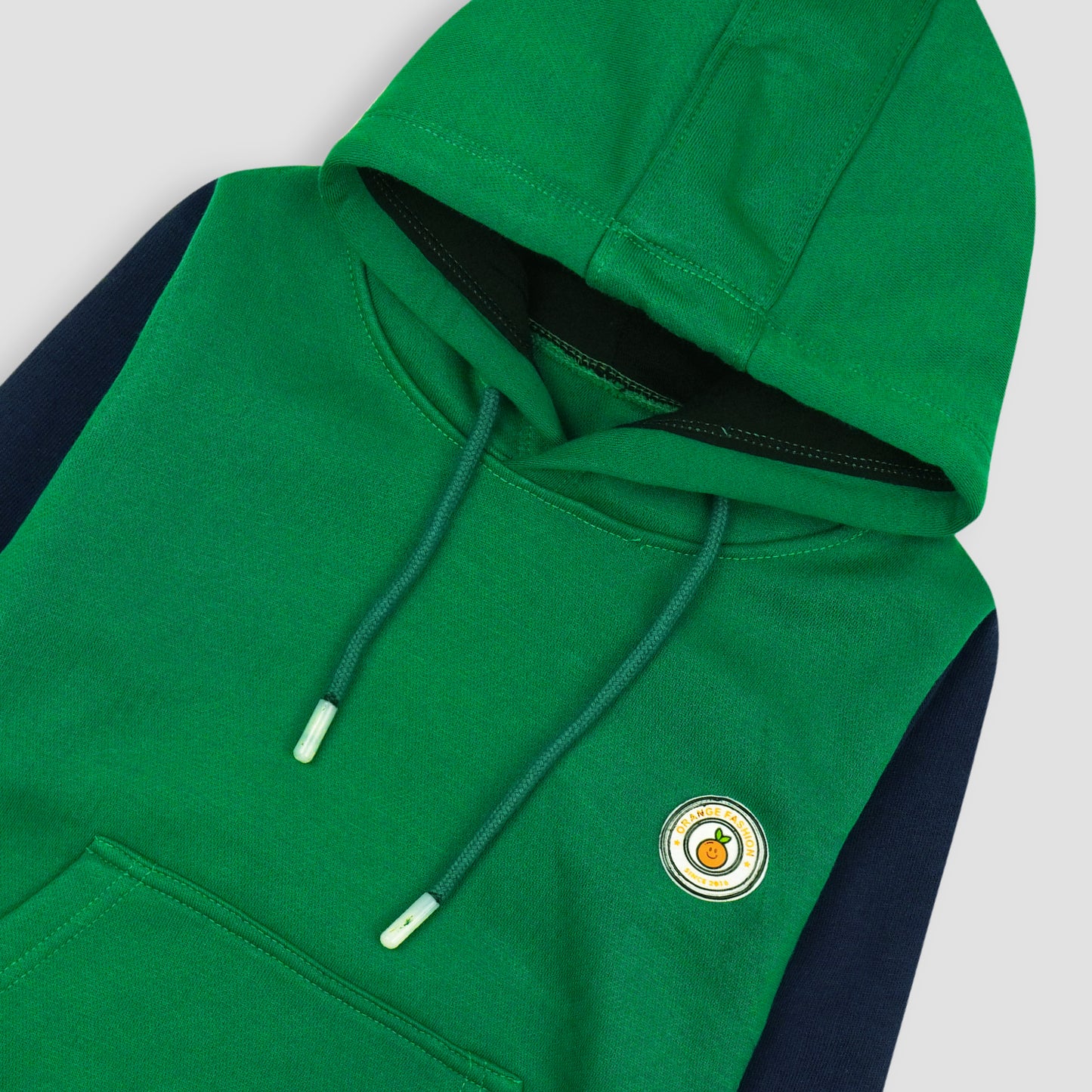 Green & Blue Fleece Hoodie - Maa Sadqay
