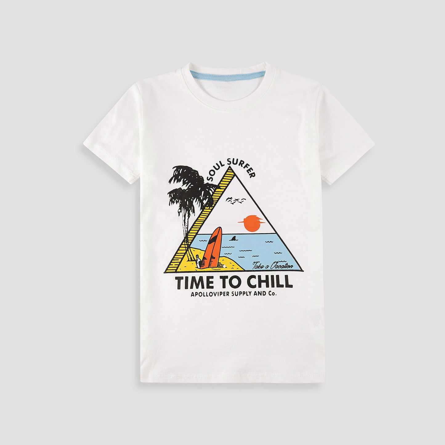 Time to Chill T-Shirt -TS134 - Maa Sadqay