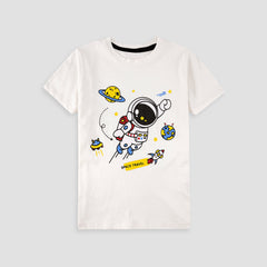 Boys Spaceman T-Shirt -TS118 - Maa Sadqay