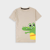 Boys Alligator T-Shirt- Skin - Maa Sadqay