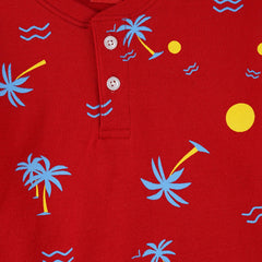 Beach Tree Henley Polo Shirts -HP001 - Maa Sadqay
