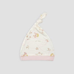 New Born Cotton Caps With Knot - Maa Sadqay