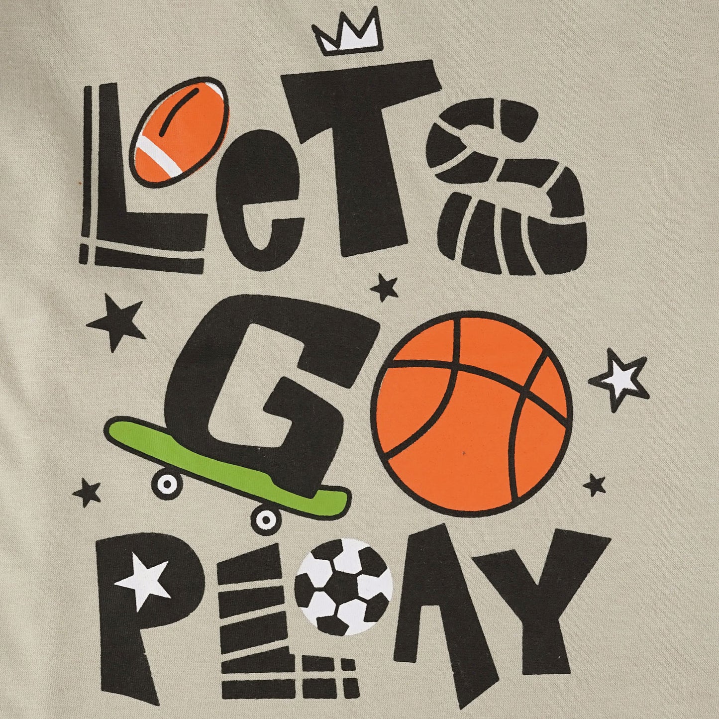 Boys Let's Play T-Shirt -TS116 - Maa Sadqay