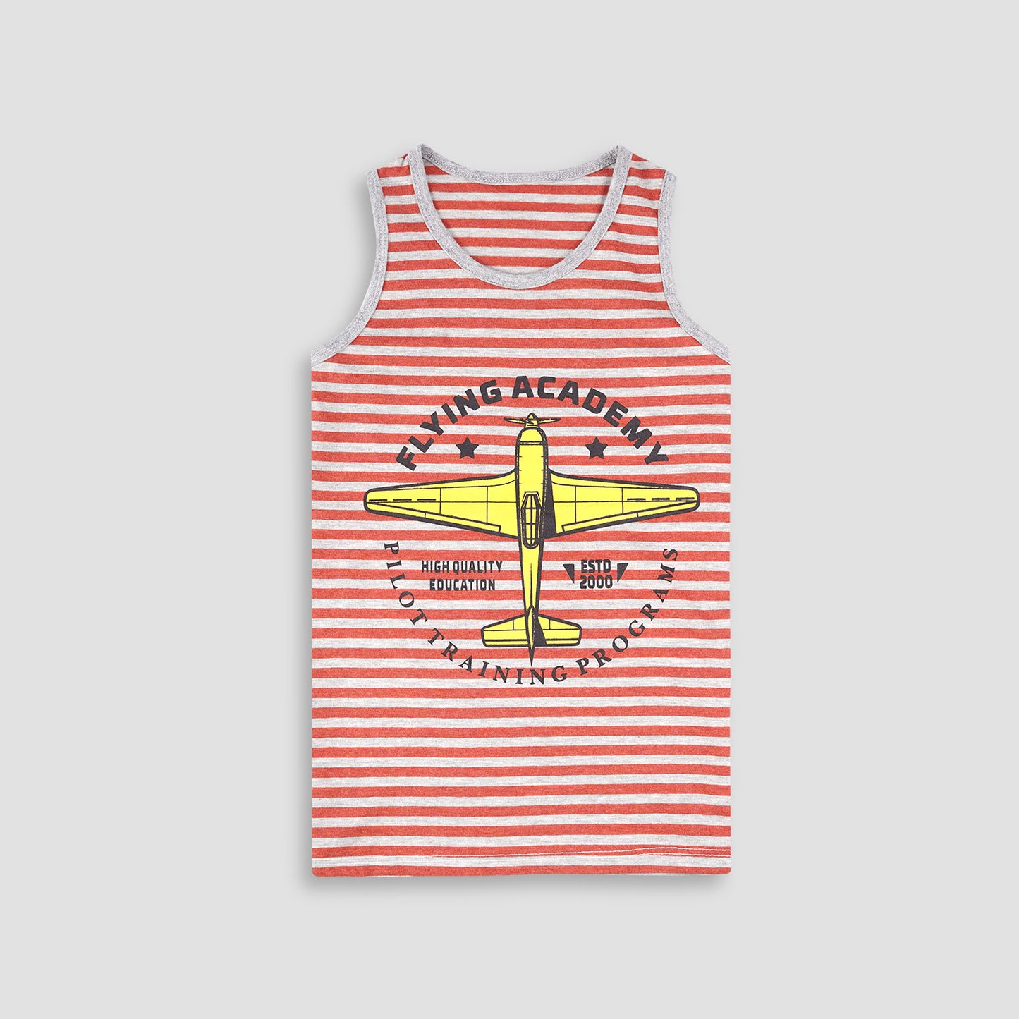 Pilot Sandos/Tank Top -Printed Red -ST05 - Maa Sadqay