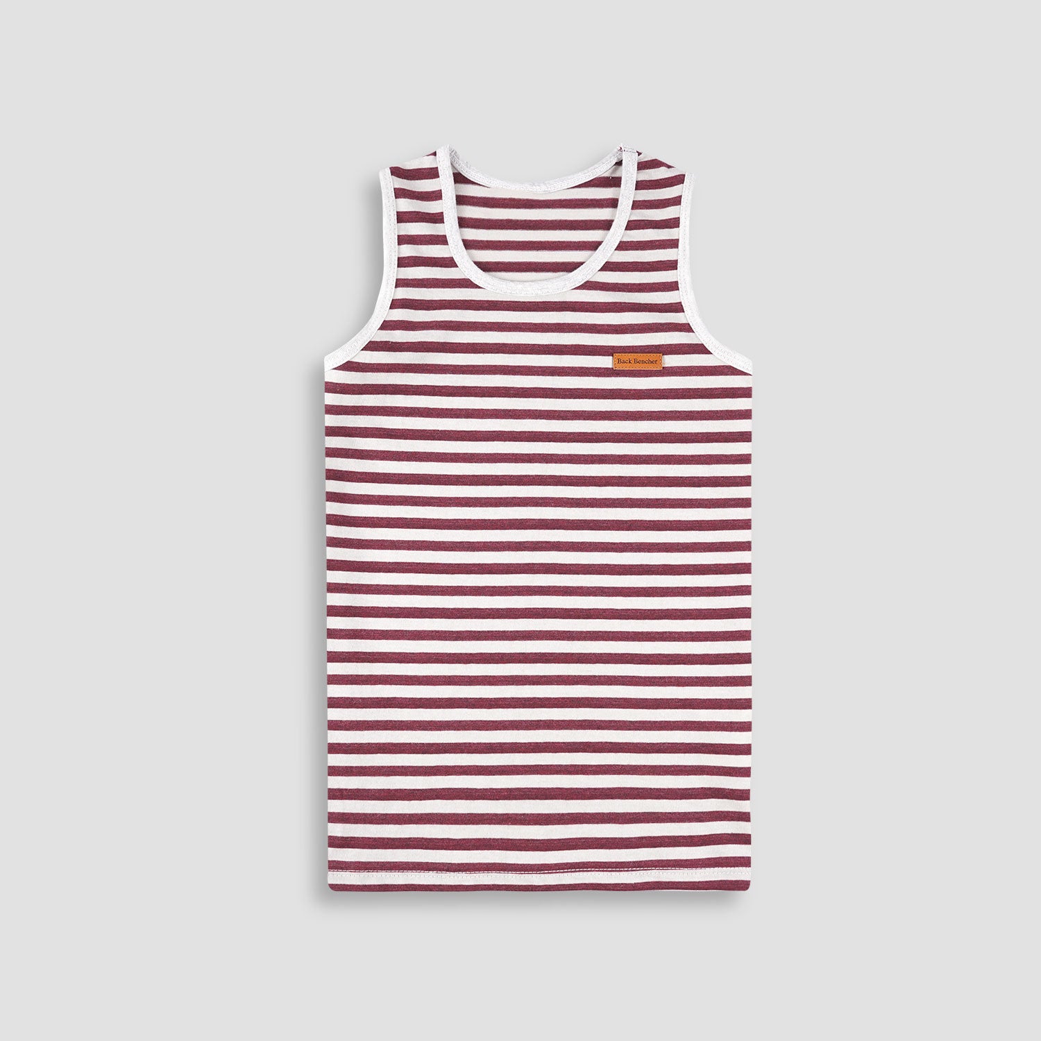Striped Summer Sandos/Tank Top -Red ST11 - Maa Sadqay