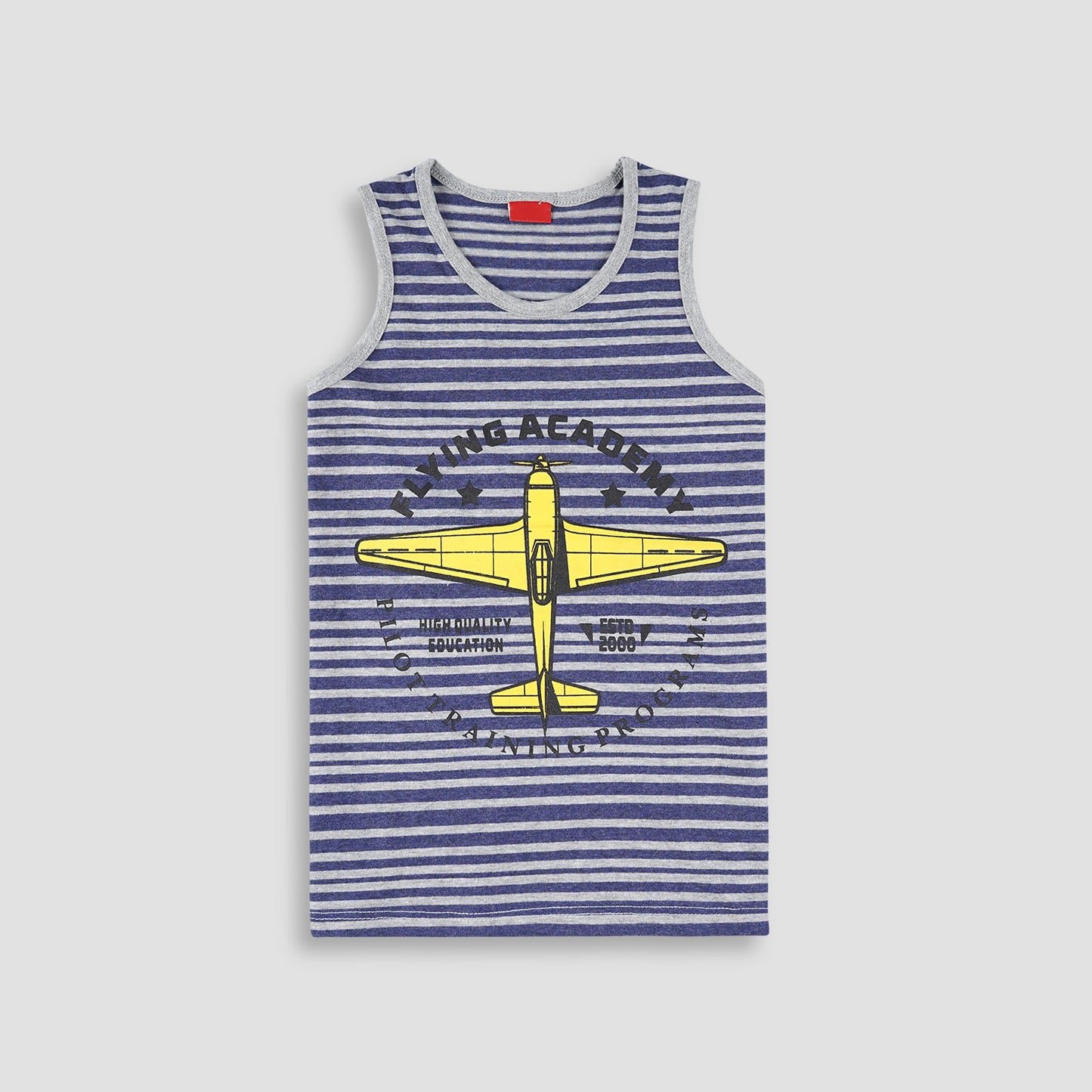 Pilot Sandos/Tank Top -Printed Blue -ST04 - Maa Sadqay