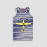 Pilot Sandos/Tank Top -Printed Blue -ST04 - Maa Sadqay