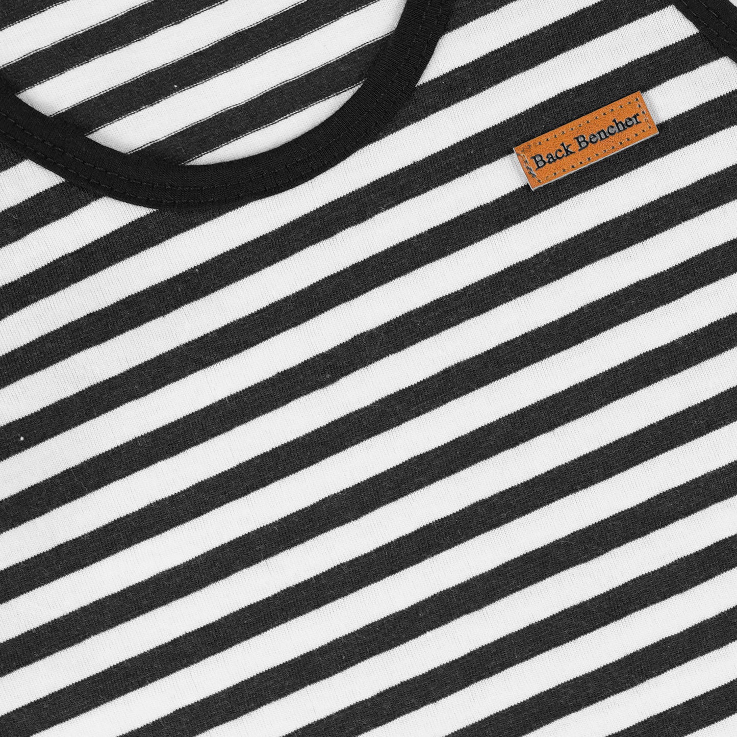 Striped Summer Sandos/Tank Top -Black & White -ST07 - Maa Sadqay