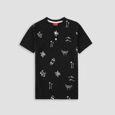 Surfing Joy Henley Polo Shirt -HP018 - Maa Sadqay