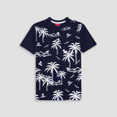 Palm Tree Henley Polo Shirt -HP012 - Maa Sadqay