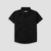 Boys Double Pocket Casual shirt -BCS09 - Maa Sadqay
