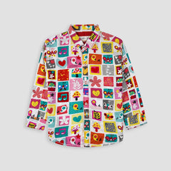 Girls Funky Graphics Shirt