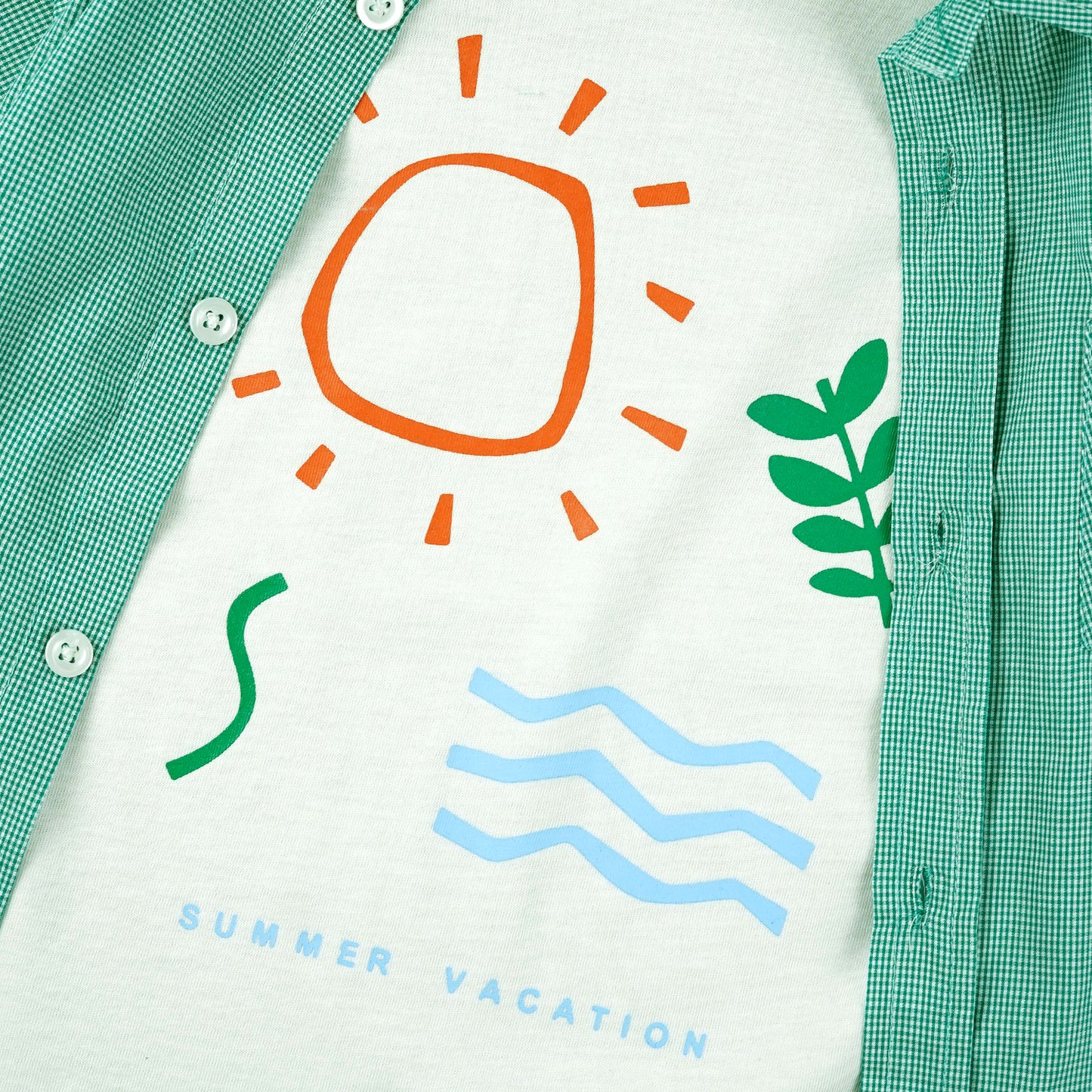 Cool Green Double Shirt - Sunny -DS105 - Maa Sadqay