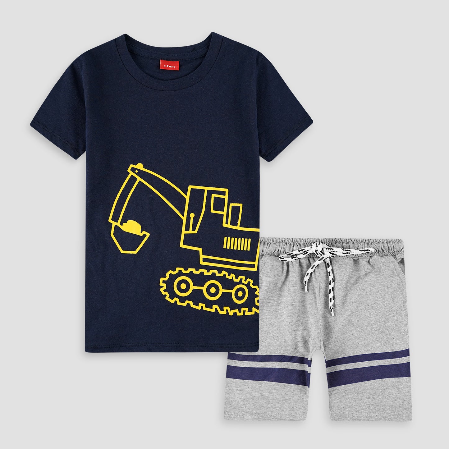 Navy Lifter: Shirt & Short Set -SN006 - Maa Sadqay