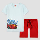 Strong Power: Shirt & Short Set -SN009 - Maa Sadqay