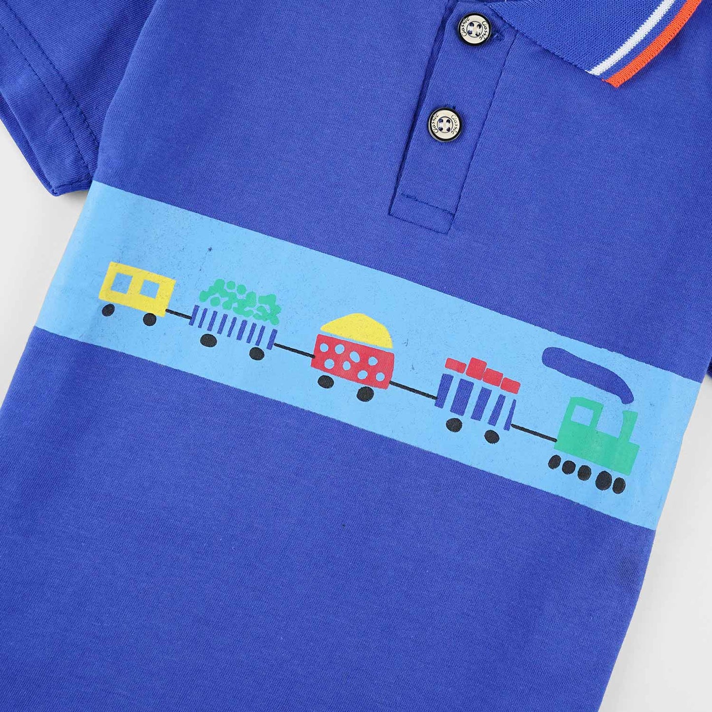 Polo Shirt & Shorts Set |Blue Rail -PD103