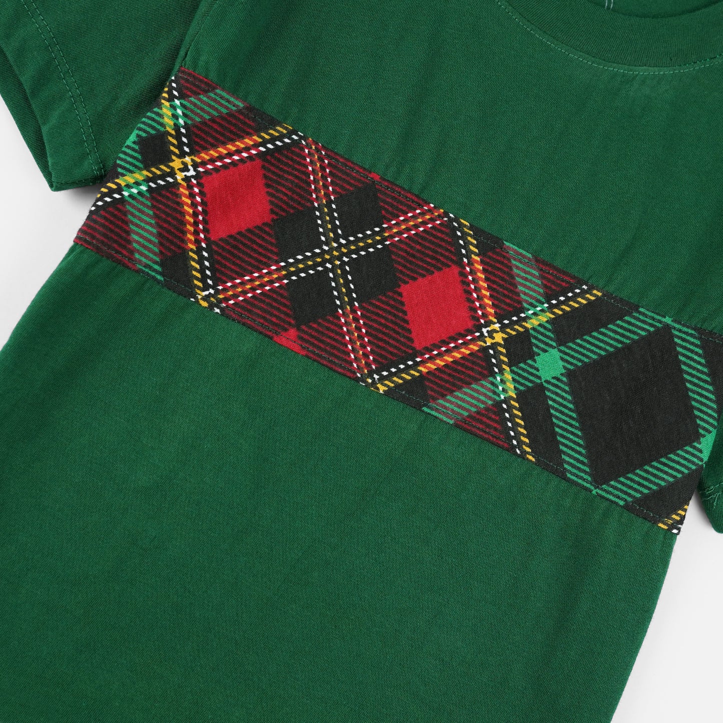 Patchy Green: Shirt & Short Set -SN007 - Maa Sadqay