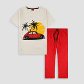 Foxy-Kids Summer Pajama Suit -PJ03 - Maa Sadqay