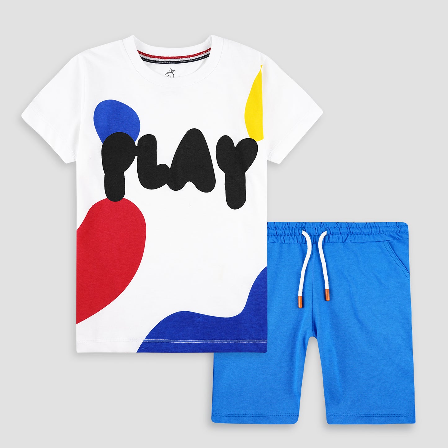 Unisex Kids Shirt & Short Set -SN016 - Maa Sadqay