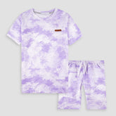 Unisex Tie & Dye: Shirt & Short Set -SN011 - Maa Sadqay