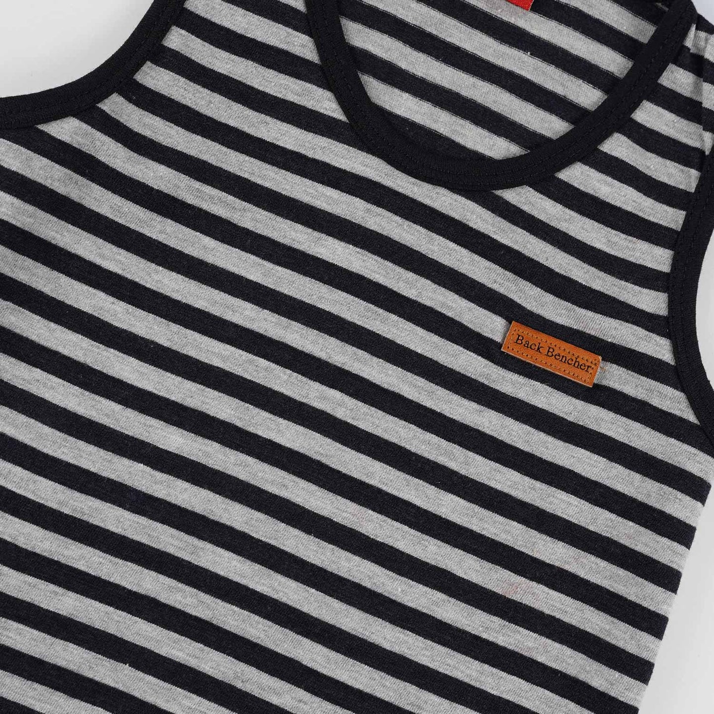 Striped Sando Suit-Black&Grey -SS09 - Maa Sadqay