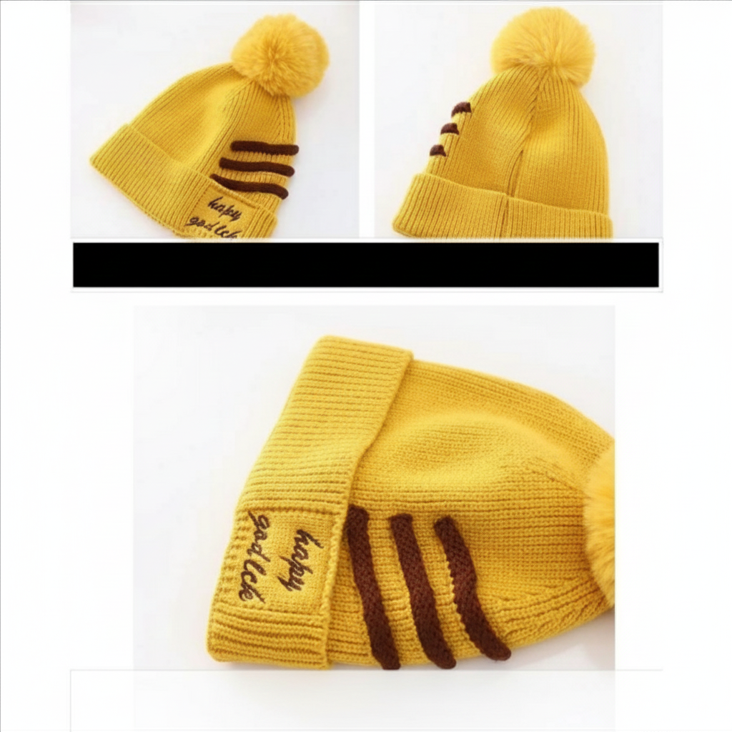 Kids Woolen Cap 2-6y - Bc124