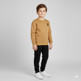 Plain Fleece Sweat Shirt- Skin - Maa Sadqay