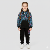 Cheetah With Hood Fleece Jogger Suits - Maa Sadqay