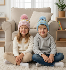 Multi Woolen Cap / Ear Protection 2y-10y - Bc120