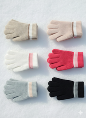 Kids Warm Woolen Premium Plush Gloves - PLAIN 4-8 y
