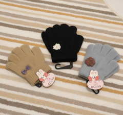 3 pack Toddlers Warm Woolen Gloves - 1-2 y - Maa Sadqay