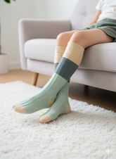 Warm Knee High Long Candy Socks For Kids