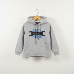 Boys Fleece Hoodie - Little Helper