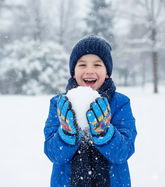 Kids Warm Snow SKi Waterproof Parachute Gloves For Boys/Girls- Spiderman 6-12 y