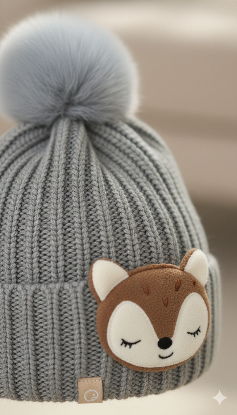 Kids Woolen Cap 3-10 y - Bc125