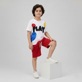 Unisex Kids Shirt & Short Set -SN017 - Maa Sadqay