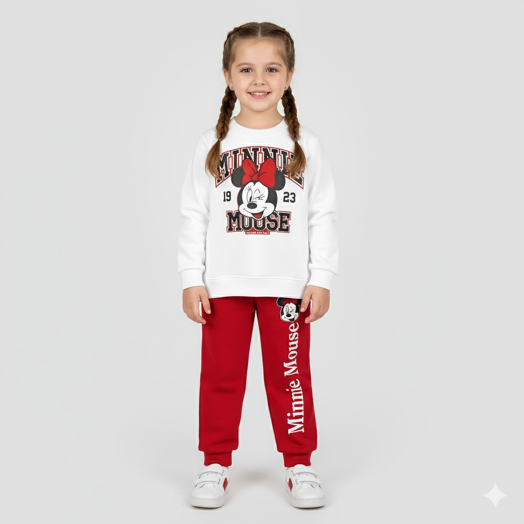 Minnie Fleece Jogger Suits - Maa Sadqay