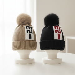 Kids Warm Woolen Cap - Numbers